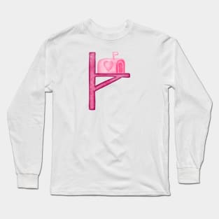 Valentine Mail Box Love Heart Long Sleeve T-Shirt